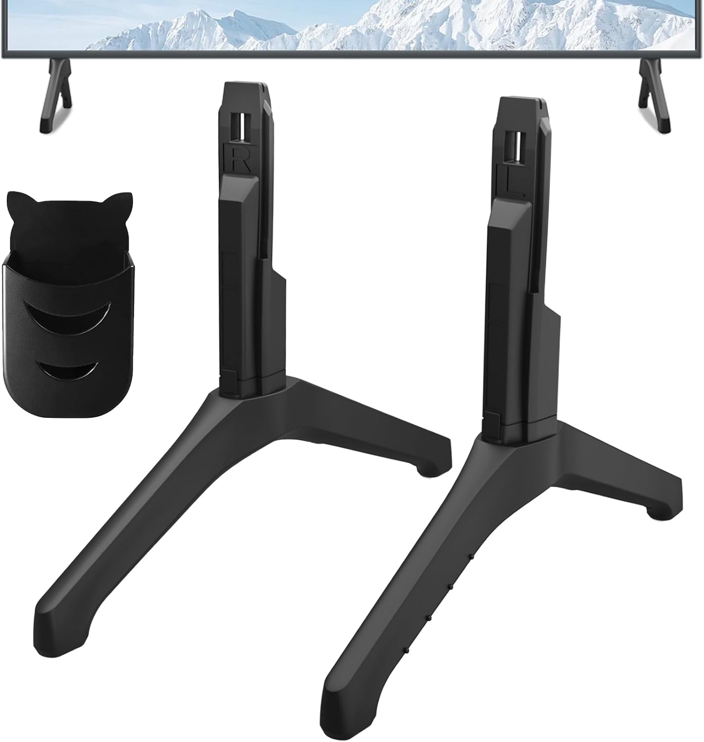 Enhanced Replacement TV Stand for Samsung Models - Black