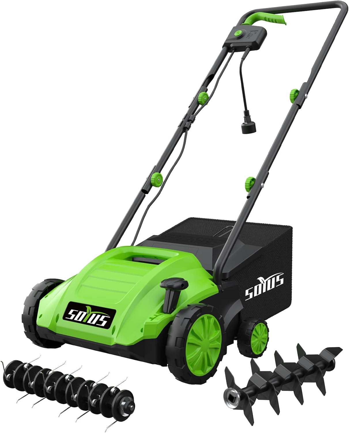 SOYUS Electric Dethatcher and Scarifier for Lawn Health