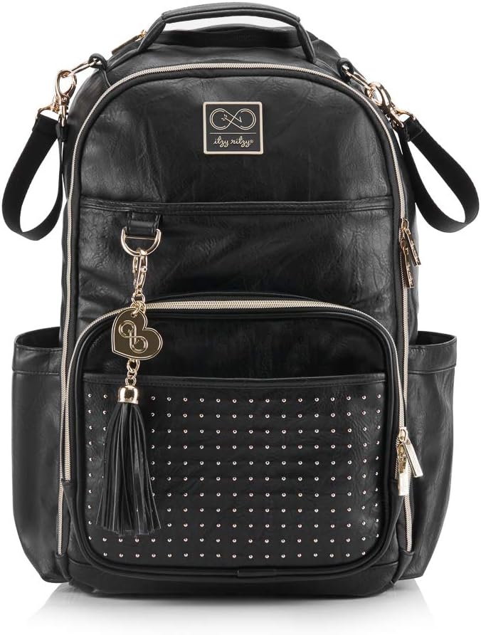 Itzy Ritzy Chelsea Boss Backpack Diaper Bag with 19 Pockets