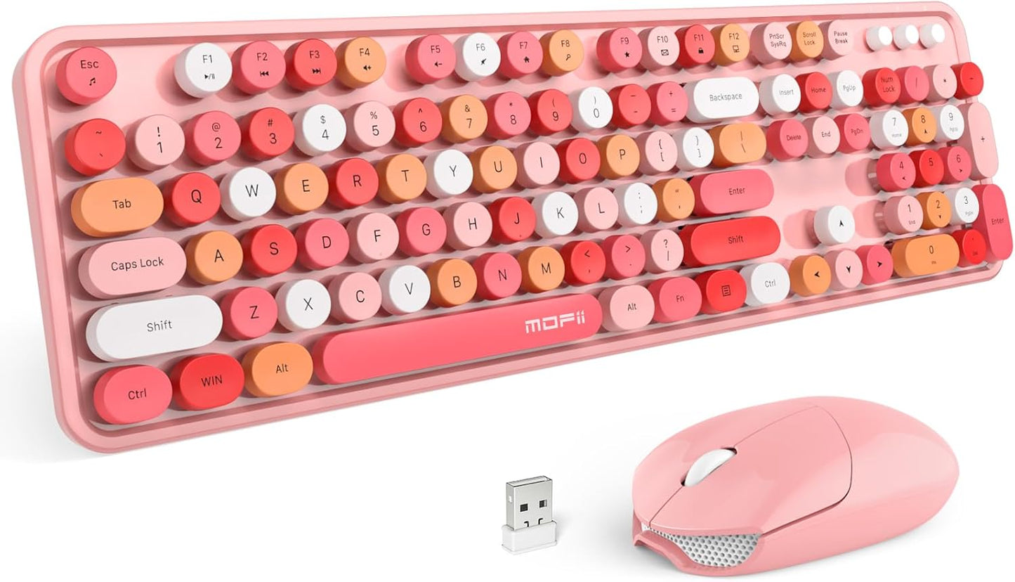 MOFII Wireless Keyboard and Mouse Combo for Office PC Fun