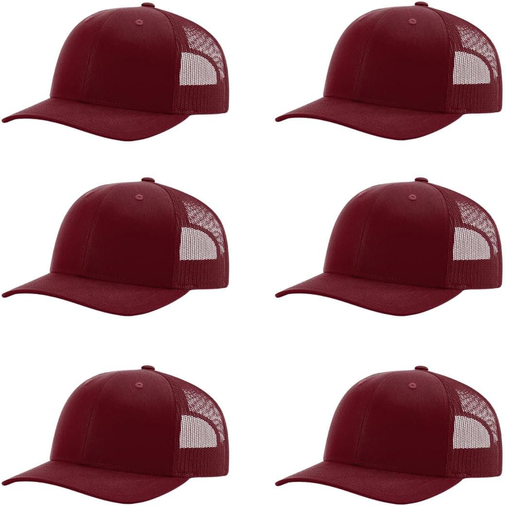 Richardson 112 Classic Six-Panel Adjustable Snapback Trucker Cap