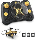 Holyton HT02 Golden Mini Drone for Beginners and Kids - Pocket-Size