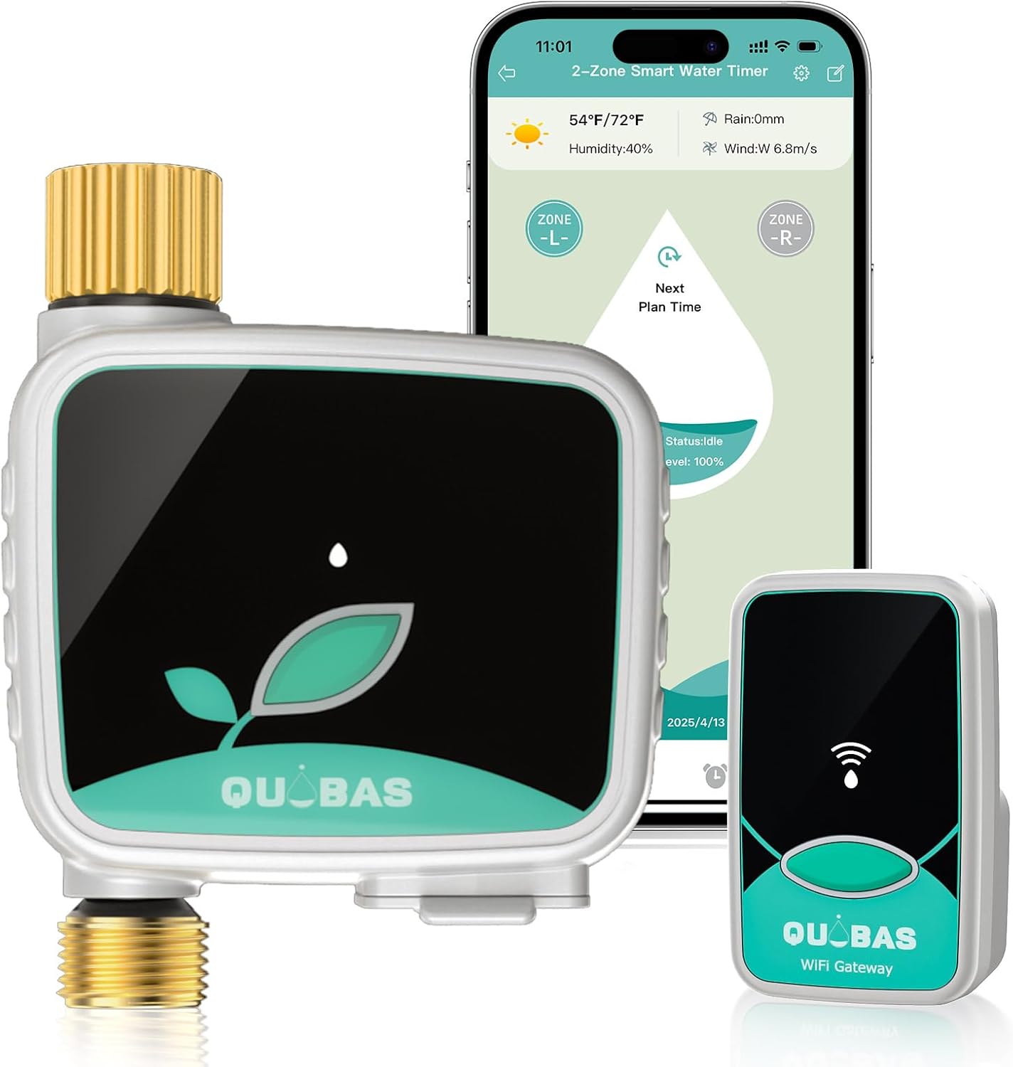 QUOBAS WiFi Sprinkler Timer for Smart Garden Watering Control