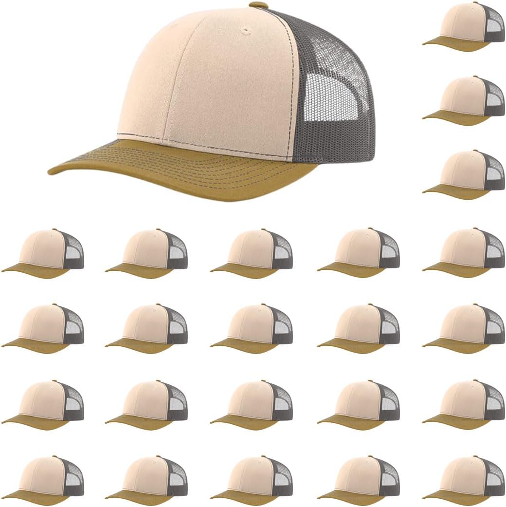 Richardson 112 Classic Six-Panel Adjustable Snapback Trucker Cap