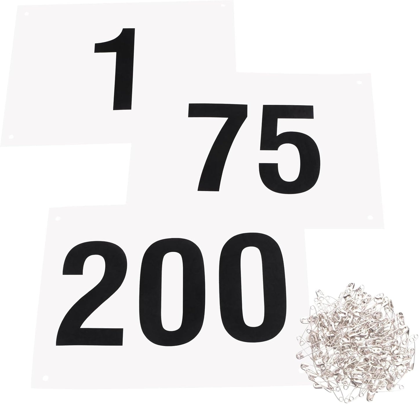 Azarxis Running Bib Competitor Numbers for Marathon Events