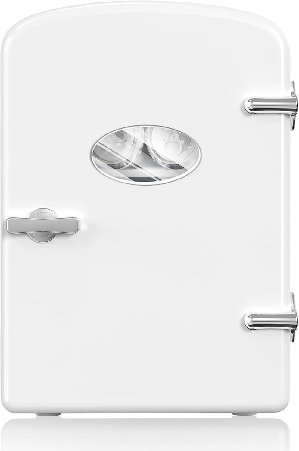 Compact Mini Fridge with Observation Window for Home and Travel