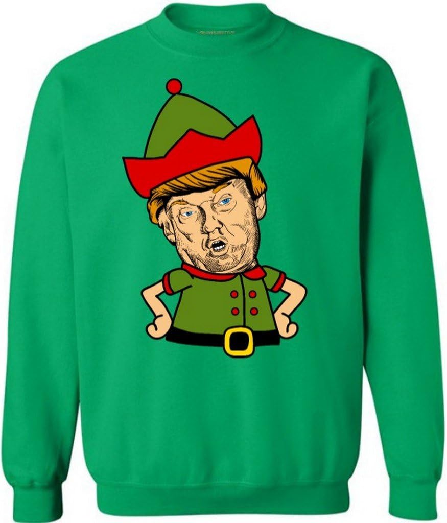 Donald Trump Ugly Christmas Sweater 5XL Green