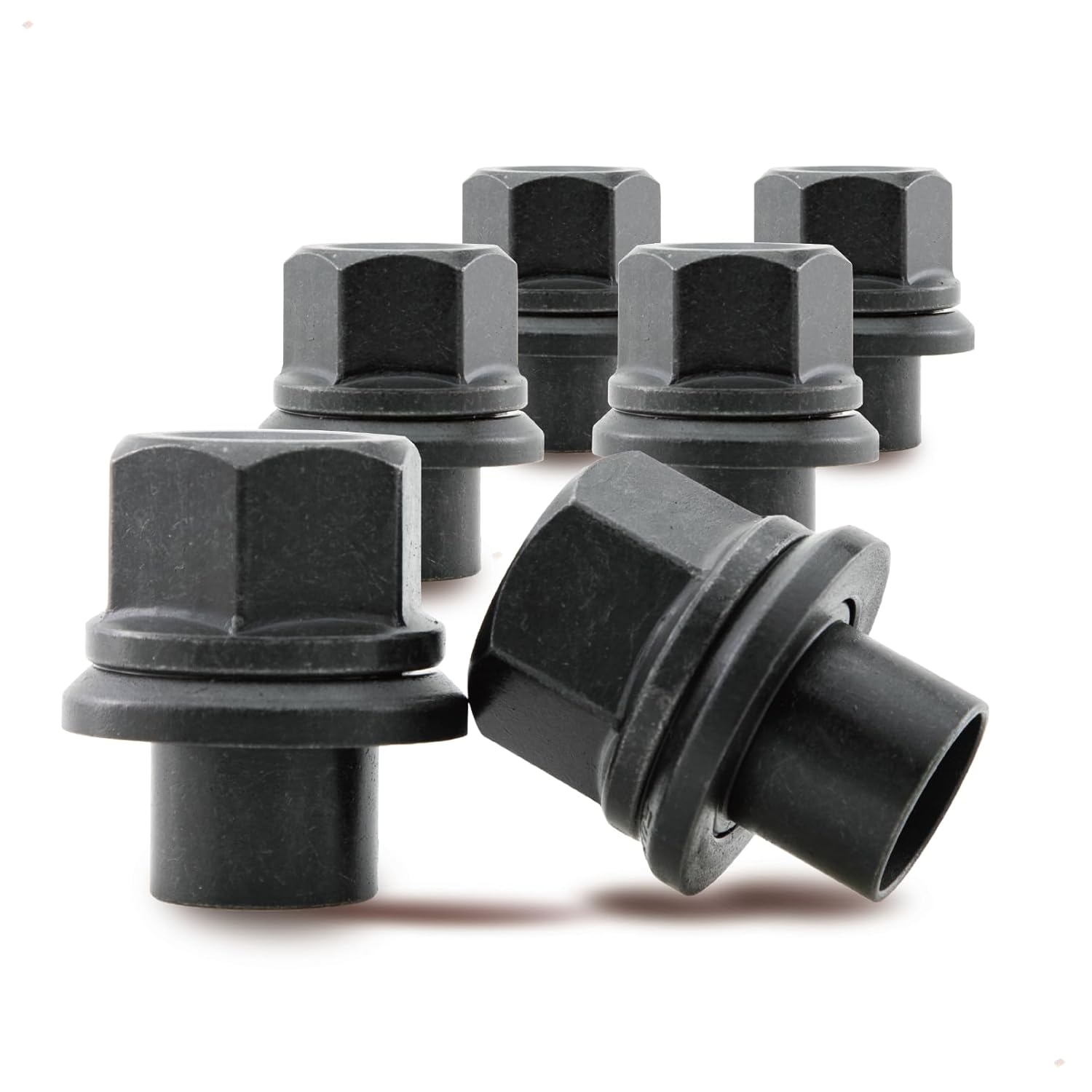 Two-Piece Sleeve Flanged Wheel Nuts for Heavy Duty Trucks