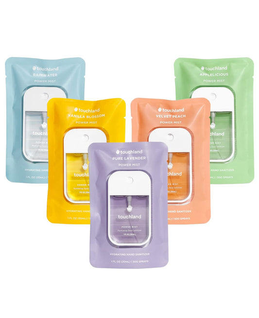 Touchland Power Mist Hydrating Hand Sanitizer Spray Set of 5