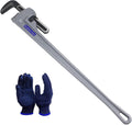 48 Inch Aluminum Pipe Wrench 8 in Jaw Capacity - Heavy Duty