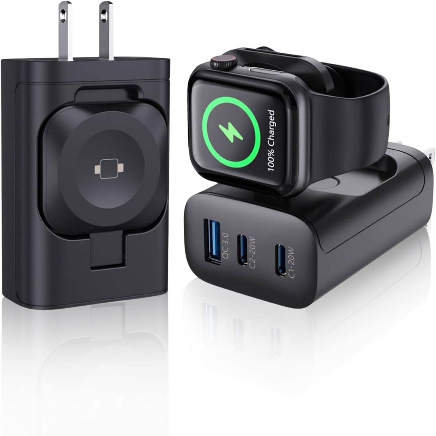 Fast Charge 4-in-1 Apple Watch USB C Charger