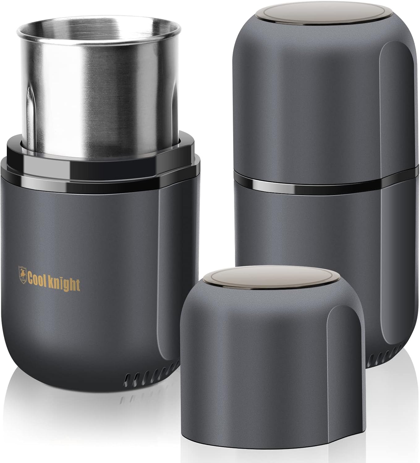 COOL KNIGHT Electric Herb Grinder with Large Capacity and Speed