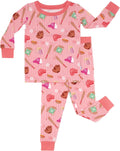 Toddler Two-Piece Pajama Set for Boys & Girls - Bamboo Viscose Soft