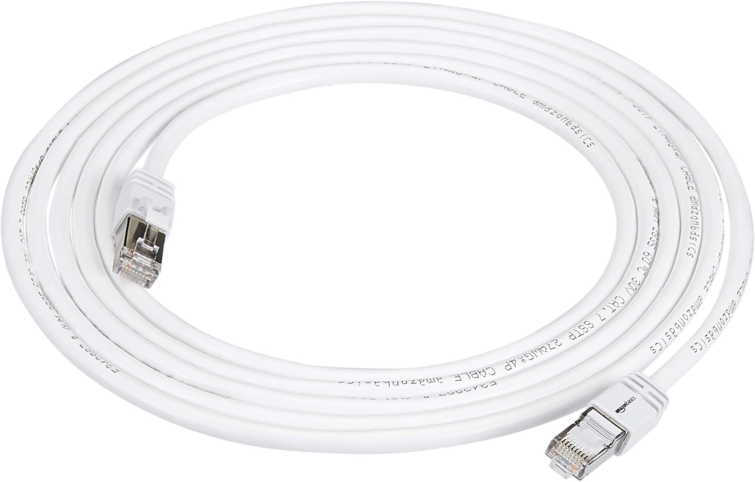 Basics 10ft Cat 7 Ethernet Cable: 10Gbps, 600MHz Speed