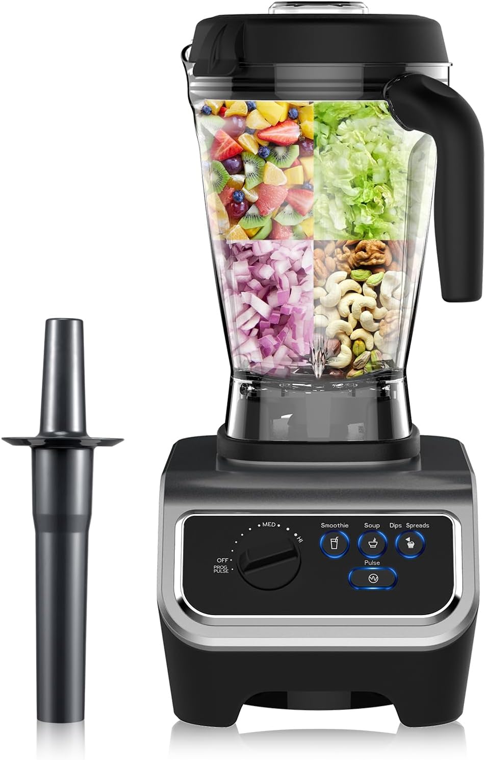 iCucina 1500w Blender: Pre-set Programs, 64oz Pro-Grade Power