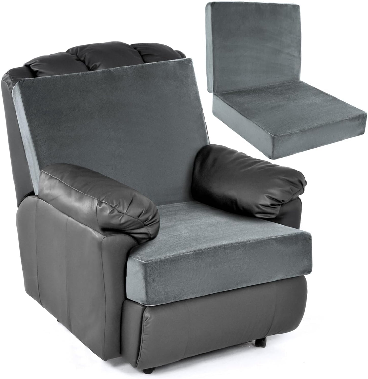 Comfort & Support: HOMBYS 4 Recliner Cushion Set