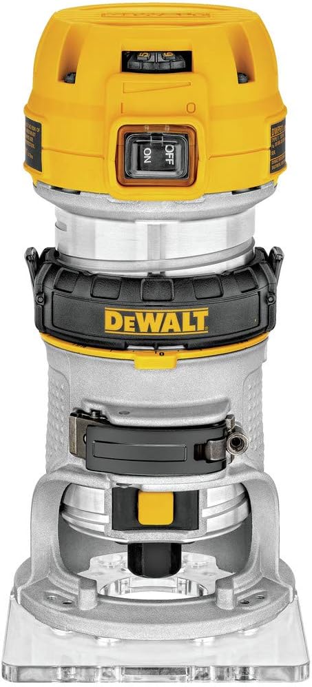 DEWALT Router with Variable Speed and Durable 1.25HP Motor