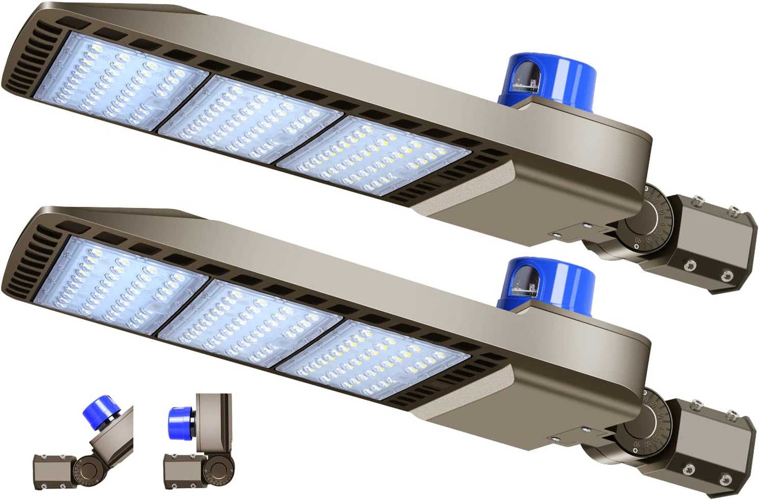 300W LED Parking Lot Light with Dusk-to-Dawn Photocell Feature