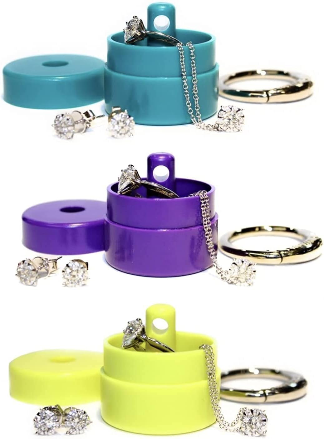 Lion Latch Travel Jewelry Box Case for Women and Girls