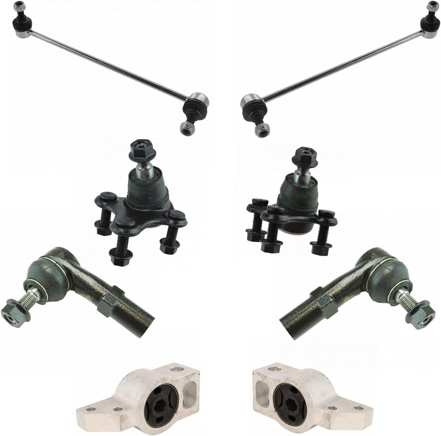 TRQ Front Steering Suspension Kit for Volkswagen CC Passat