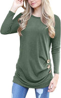 Yincro Women's Casual Long Sleeve Tunic Tops - Comfortable Everyday