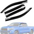 Window Visors Rain Guards for 2024 2025 Toyota Tacoma Vehicles