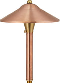 VOLT Max Spread 12V Solid Copper Mini Path Light - Wide 8 ft Glow
