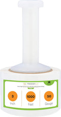 Mini Stretch Wrap for Packing 18 Pack, 3 in x 1000 ft - Durable Clear