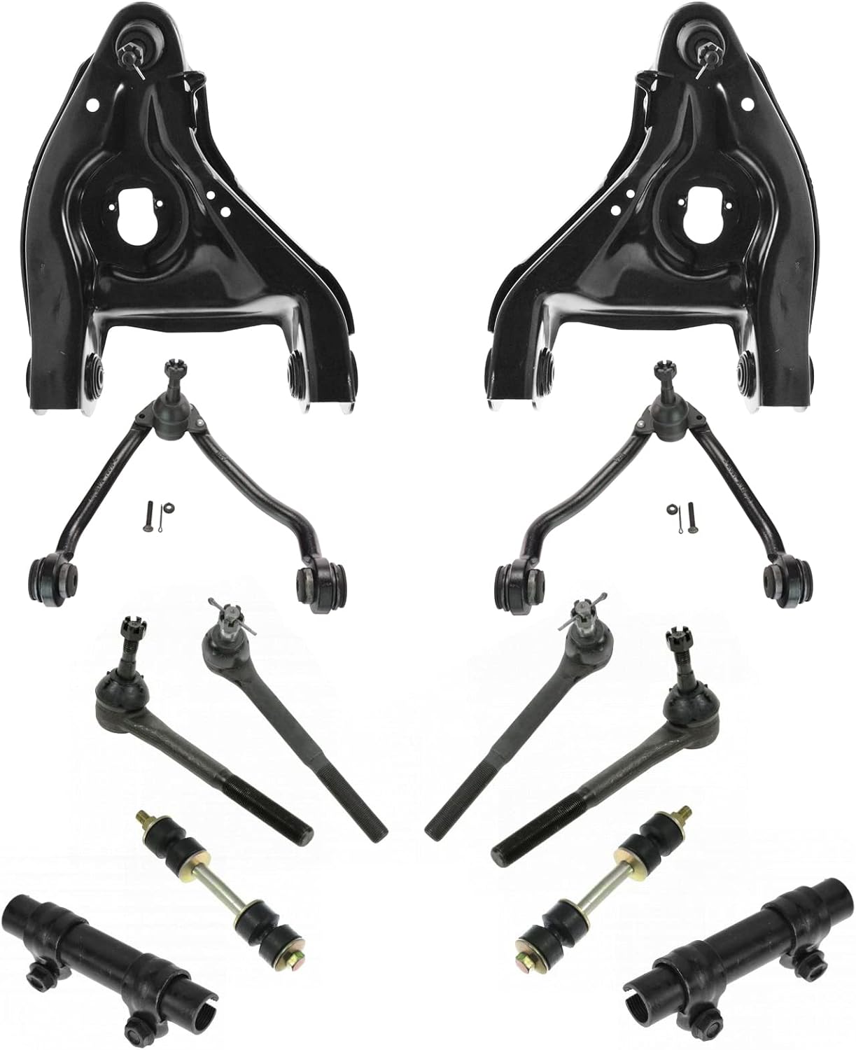 TRQ Front Steering & Suspension Kit for Chevrolet GMC Vehicles
