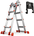 Soctone Ladder A Frame 4 Step Extension Ladder 14.5 Ft - Stable