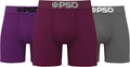 PSD Men's Mid Length Boxer Briefs 3-Pack - 5 in Inseam Support