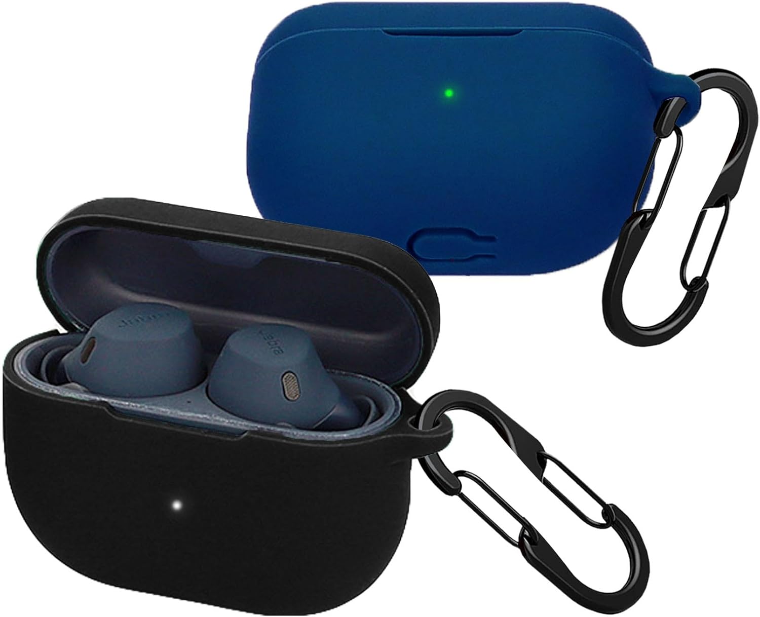 Shockproof Jabra Elite 8/10 Case Duo - Soft Silicone Protection