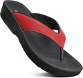 Arch Support Flip Flops for Women - Cushioned Padded Straps promote