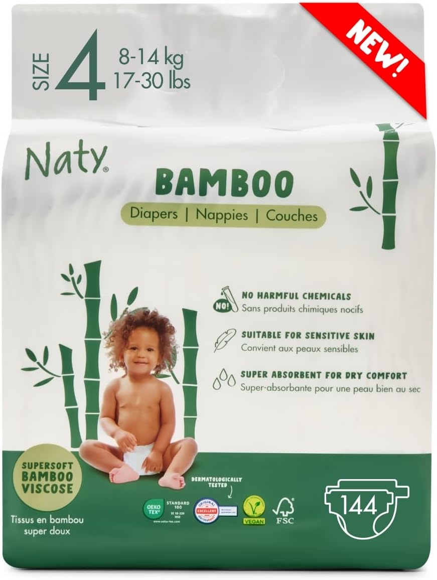 Naty Bamboo Baby Diapers: Ultra Soft & Super Absorbent