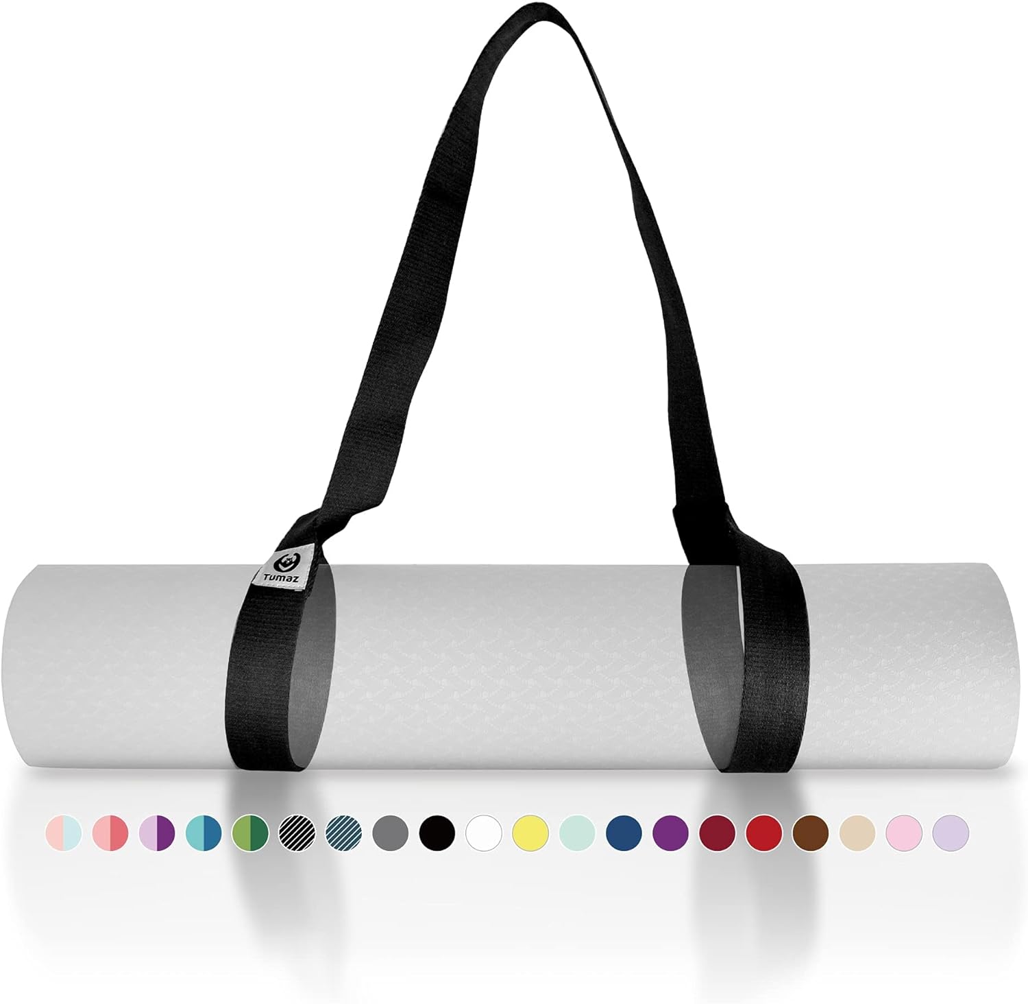 Tumaz Adjustable Yoga Mat Strap - Comfy & Durable