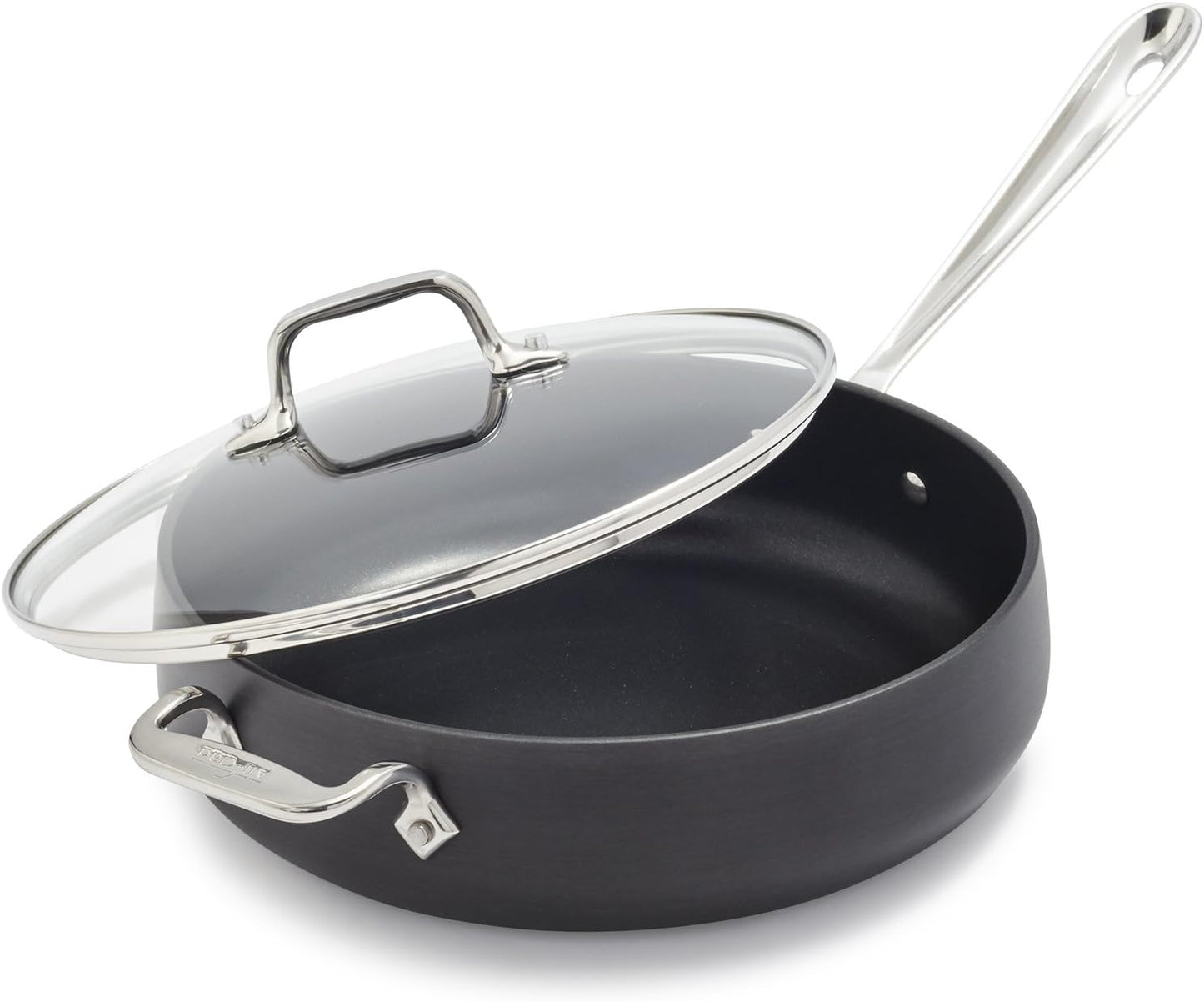 All-Clad HA1 Hard Anodized Nonstick Saute Pan for Cooking