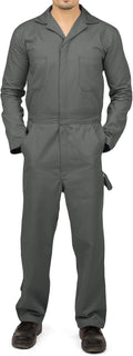Mens Twill Coverall Large Relaxed Fit Long Sleeve - Utility Workwear