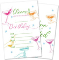 Double-Sided Birthday Invitations Set - Celebrate in Style!