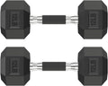 Hex Dumbbell Set 2.5-400 lb - Durable Rubber Hex Dumbbells