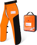 Chainsaw Chaps Apron 8-Layer Wrap Protective Chain Saw Pants - Durable