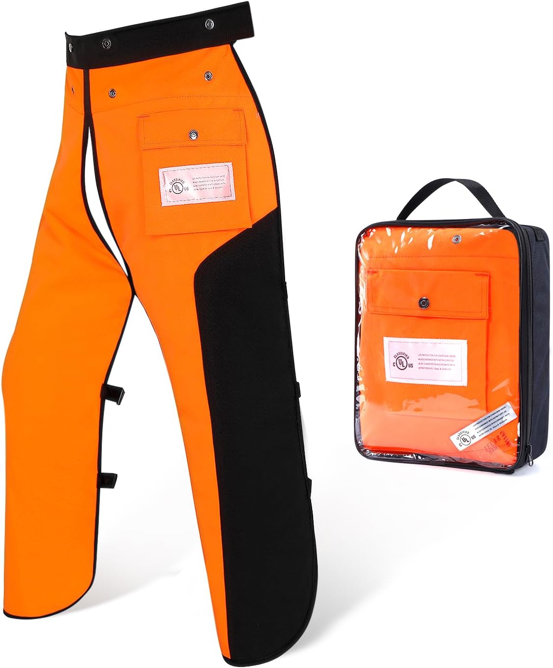Chainsaw Chaps Apron 8-Layer Wrap for Men and Women Loggers