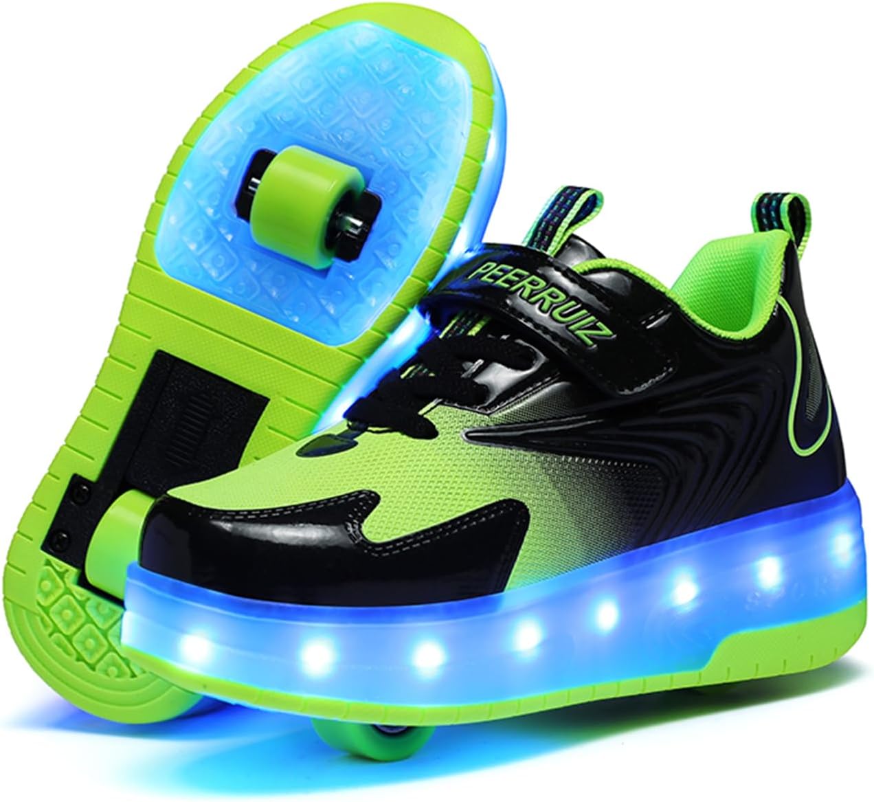 Ehauuo Roller Shoes for Kids with Sparkling Wheels and Lights