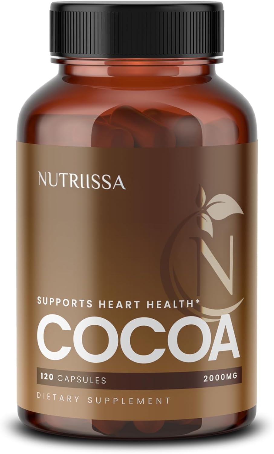 Nutriissa Cocoa Capsules for Heart Health & Circulation Support