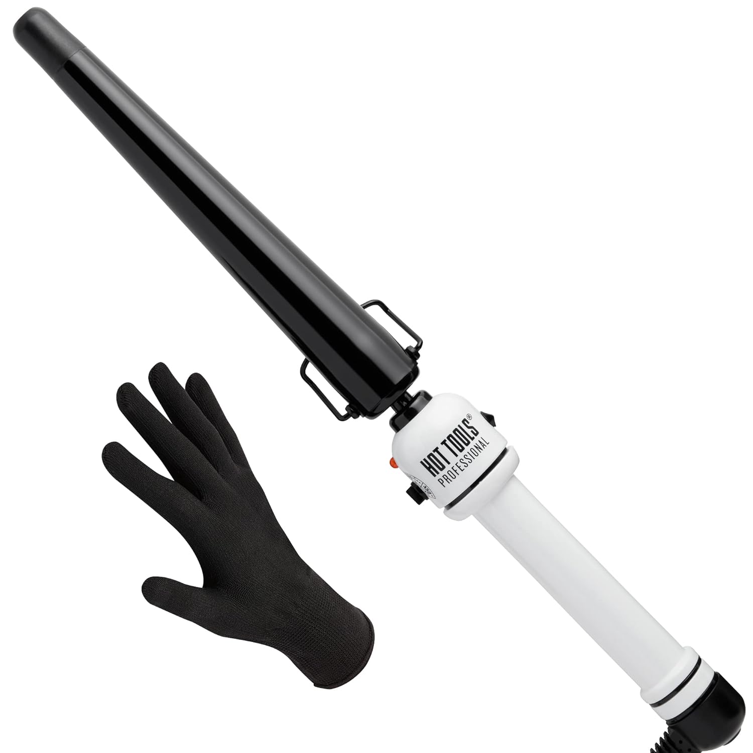 HOT TOOLS Professional Nano Ceramic Curling Iron for Shiny Curls