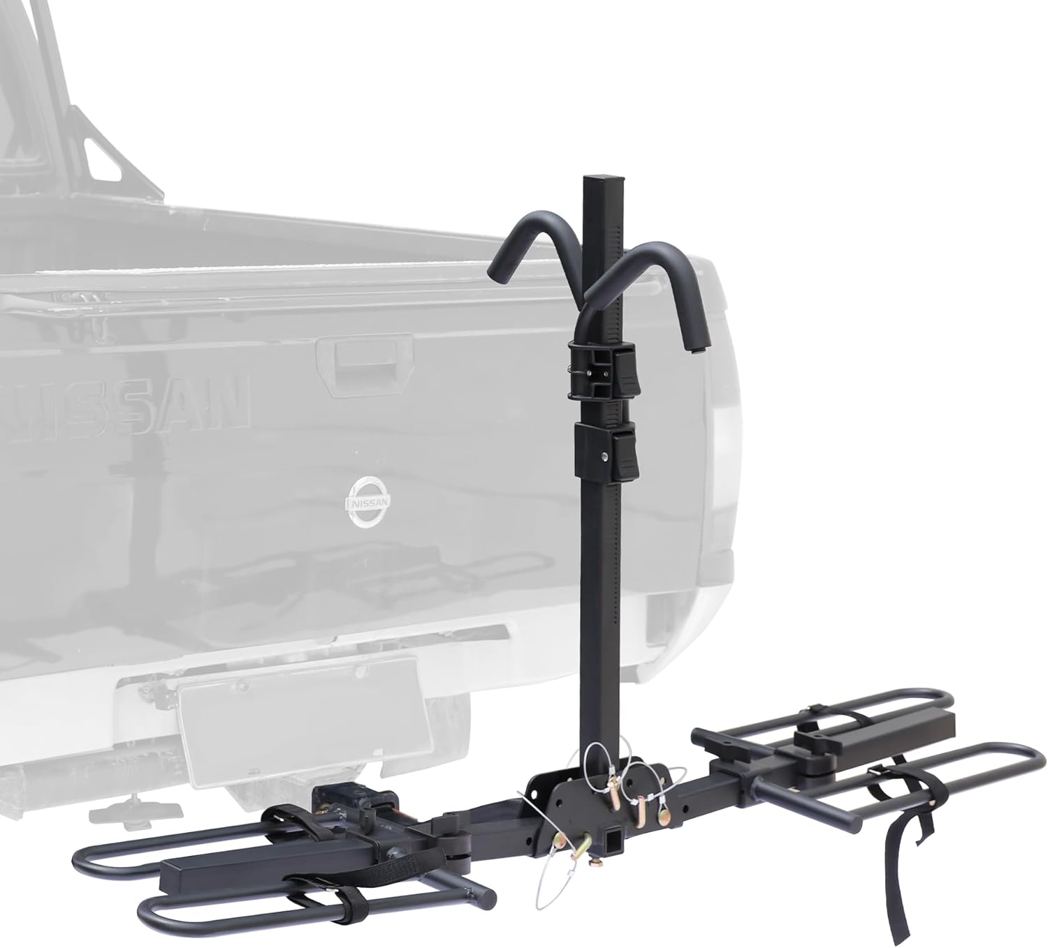 Young 2 Bike Rack Hitch Mount Foldable Platform Style Carrier