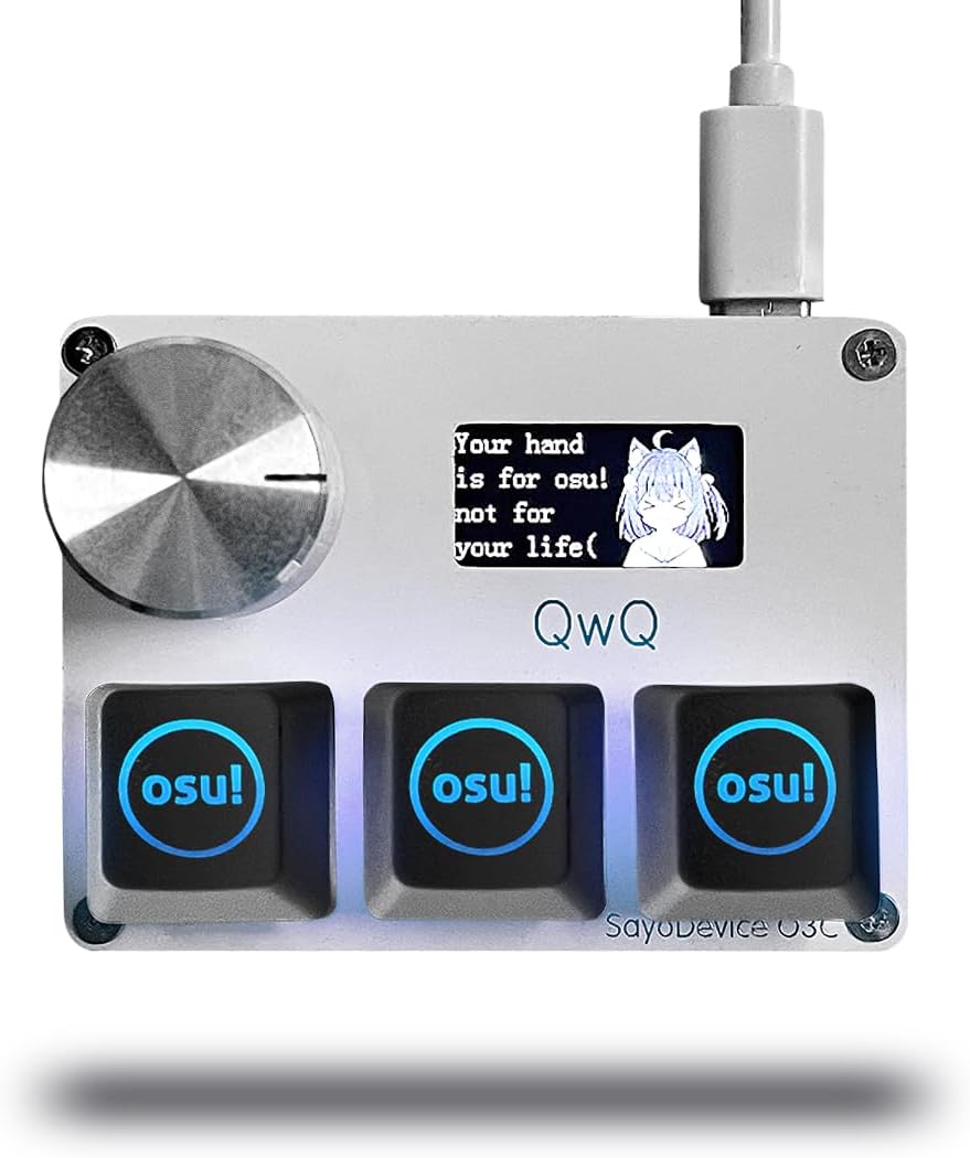 SayoDevice O3C OSU Keyboard with Magnetic Linear Switches