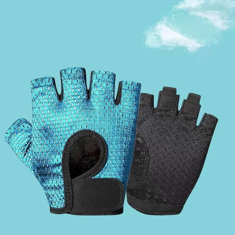 YEHIEL Full Palm Protection Gym Gloves - Max Support
