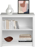 Prepac Sonoma 2-Tier Bookcase 29H - Compact Storage Cabinet