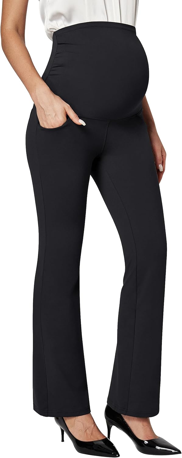 Ewedoos Maternity Pants for Women with Pockets and Comfort