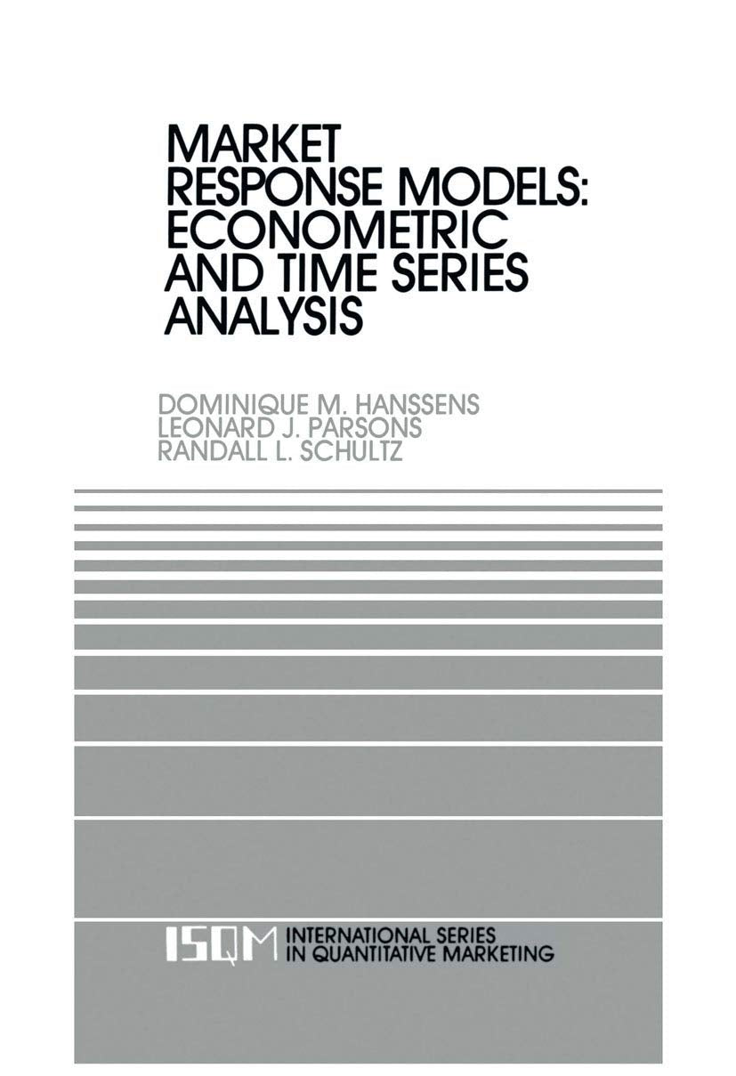 Market Response Models: Econometric Insights by Hanssens